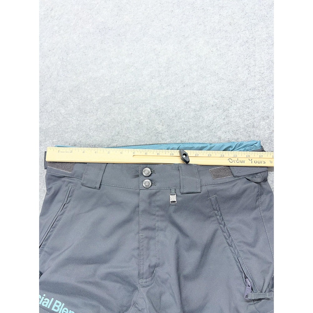 Special Blend Pants Mens 34x30 Gray Snowboard Ski Cargo Waterproof Insulated - Picture 6 of 14